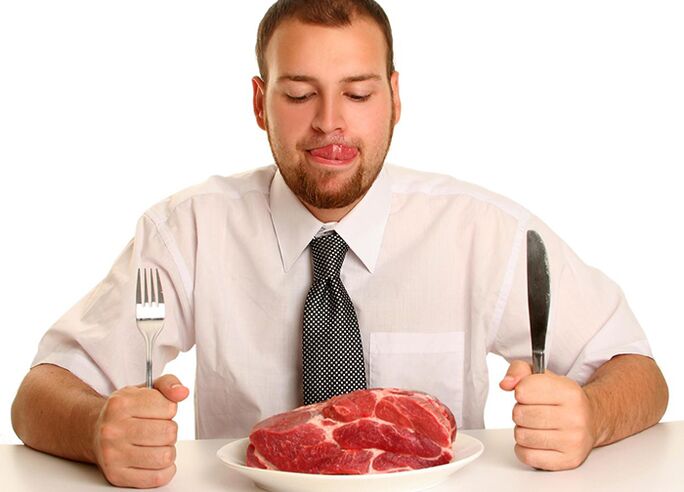 Красное мясо в мужском рационе